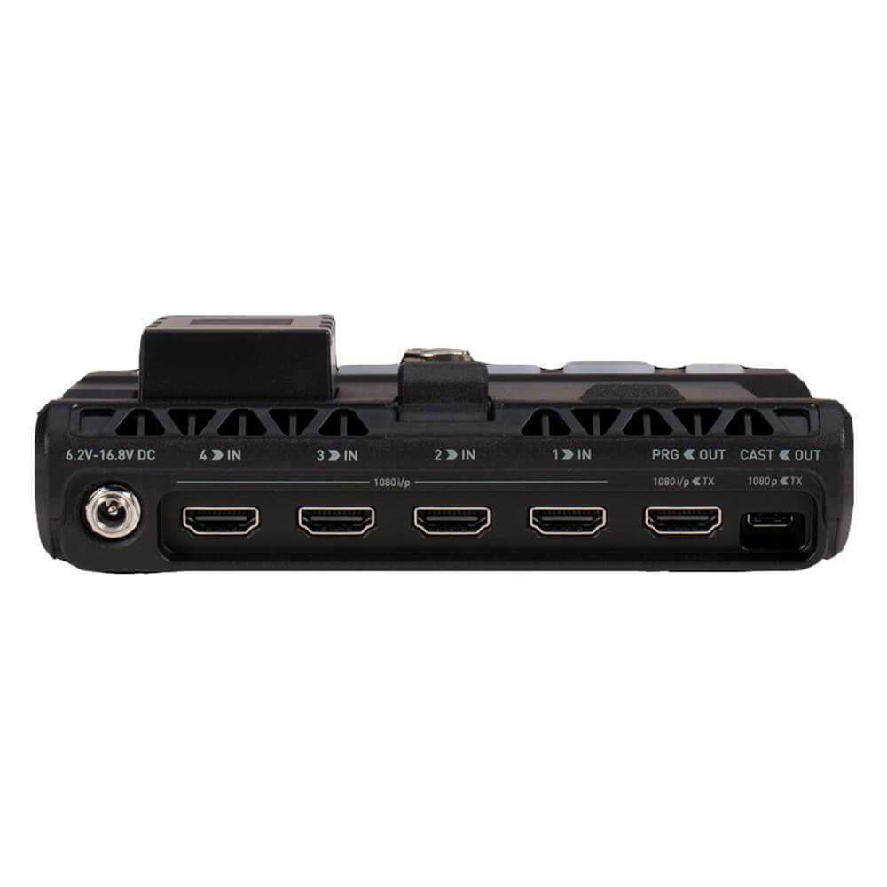 Rear view of Atomos AtomX CAST recorder accessory for Ninja V+ with connection ports and mounting options. – image 5