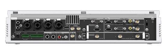 Rear view of Sony AWS-750 Anycast Touch live content producer video switcher showing input and output ports. – image 4