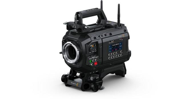 Blackmagic Design URSA Cine 17K 65 cinema camera with large sensor and professional controls, shown in a close-up shot. – image 1