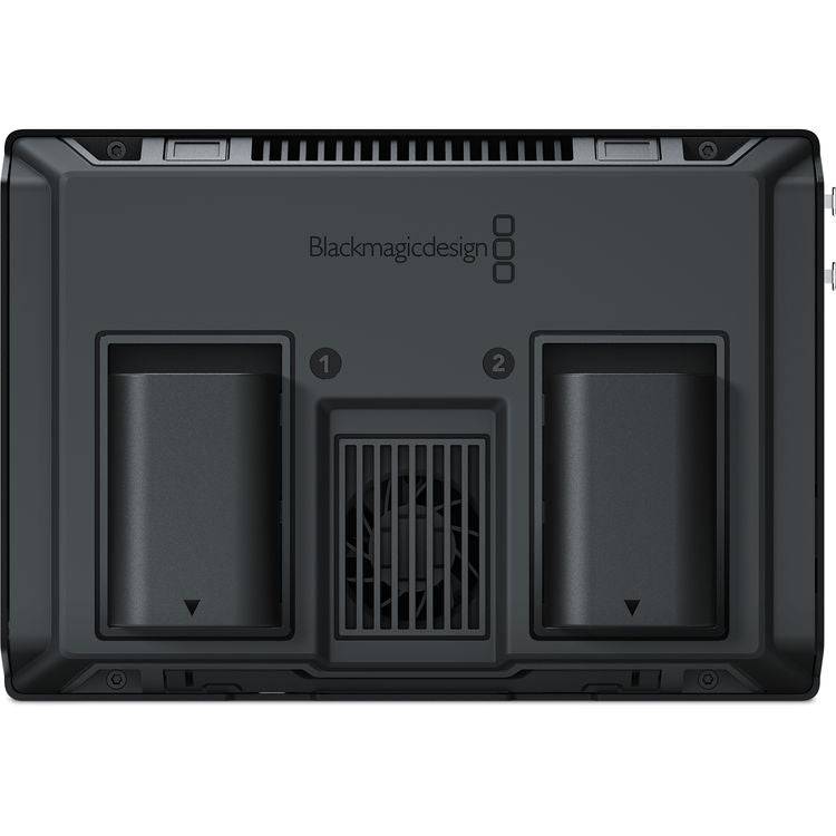 Blackmagic Design Video Assist 4K 7-inch HDMI and 6G-SDI recording monitor showing screen with video footage and control interface. – image 6