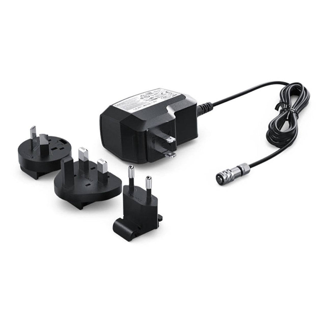 Blackmagic Design 12V Power Supply for Pocket Cinema Camera 4K/6K, 30W, showing the compact power adapter with cable connection. – image 1