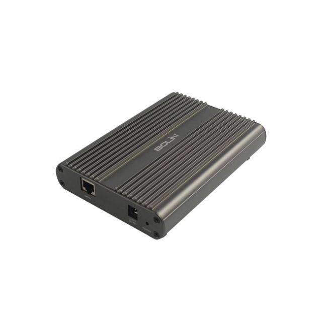 Bolin Technology BL-PP97 high power 97W POE network converter injector showing ports and power indicator lights. – image 1