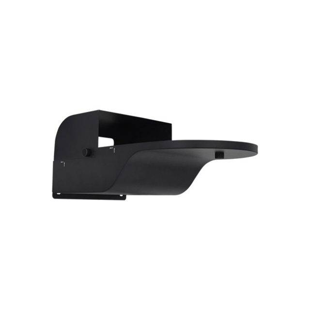 Black Bolin Technology C-WM2B-CV cover set for medium PTZ wall mount, protects and conceals the camera mount. – image 1