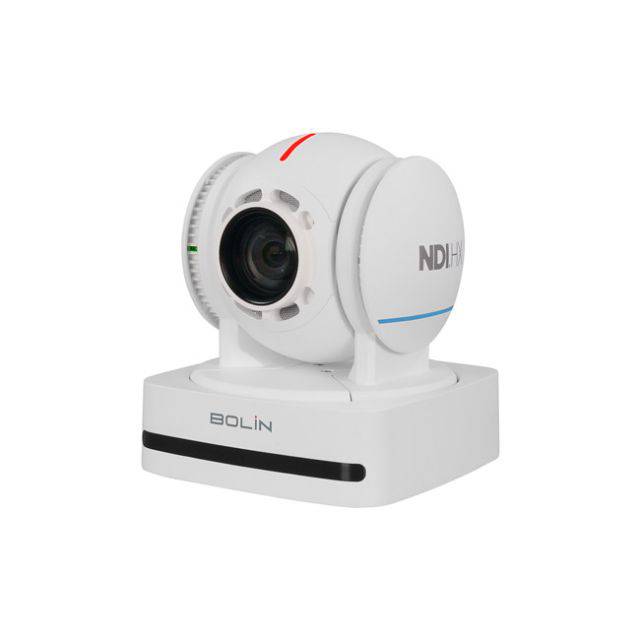 Bolin Technology N2-210X FHD NDI|HX3 PTZ camera in white with adjustable lens and professional video capabilities – image 1