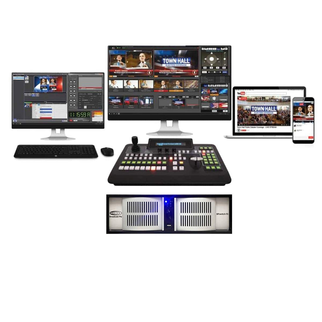 Broadcast Pix FX8 8-Channel Video Production System - Coremicro – image 1