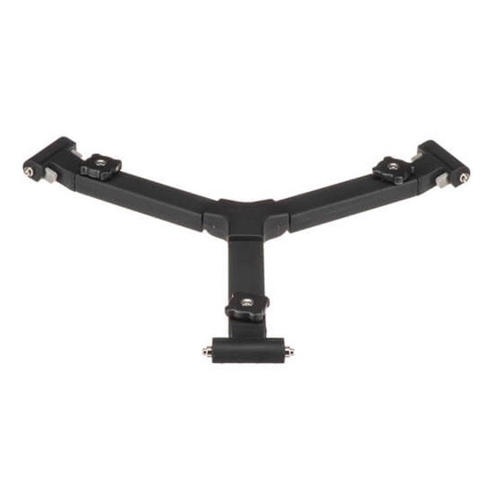 Libec BR-6B Mid-Level Spreader for video cameras with adjustable support arms and secure locking mechanism. – image 1