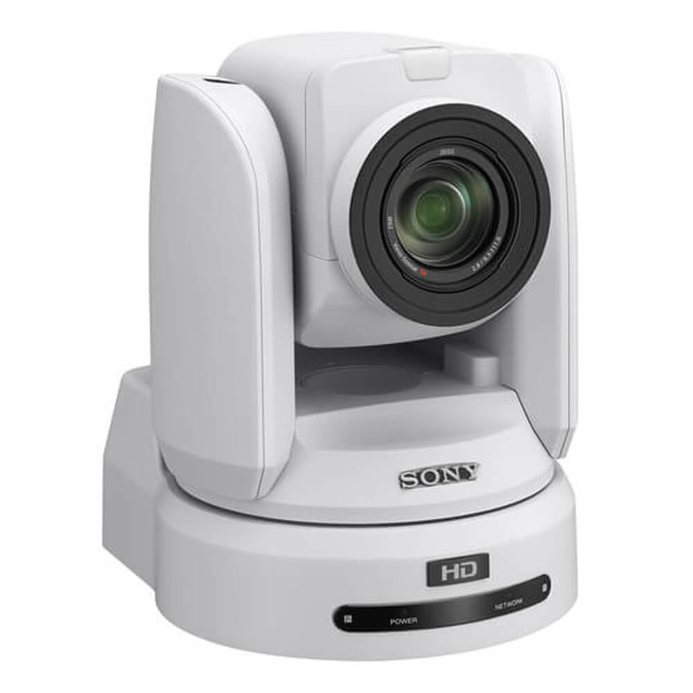 Sony BRC-H800 HD PTZ camera with 1-inch CMOS sensor, white finish, and PoE+ for professional video streaming and conferencing. – image 2