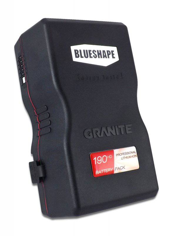 BlueShape Vlock Li-Mn Battery 190Wh 13.2Ah with black casing and connection ports, designed for professional camera equipment. – image 7