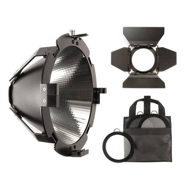 Hive Lighting Super Spot reflector, barndoors, and lens kit for C-Series production lighting equipment. – image 1