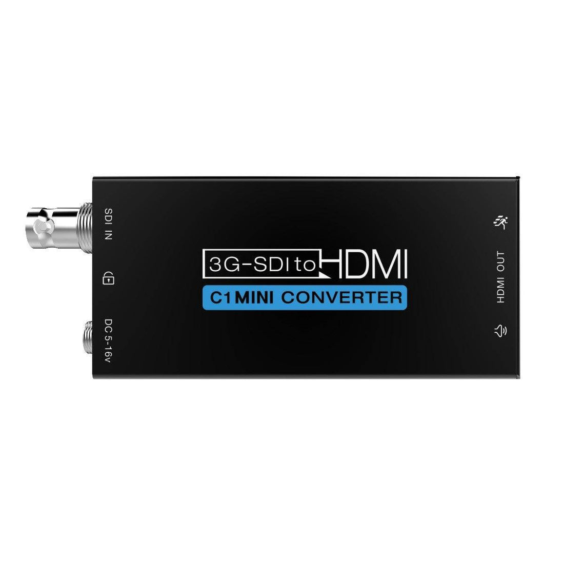 Kiloview C1 Mini 3G SDI to HDMI converter for production equipment showing compact device with SDI and HDMI ports – image 1
