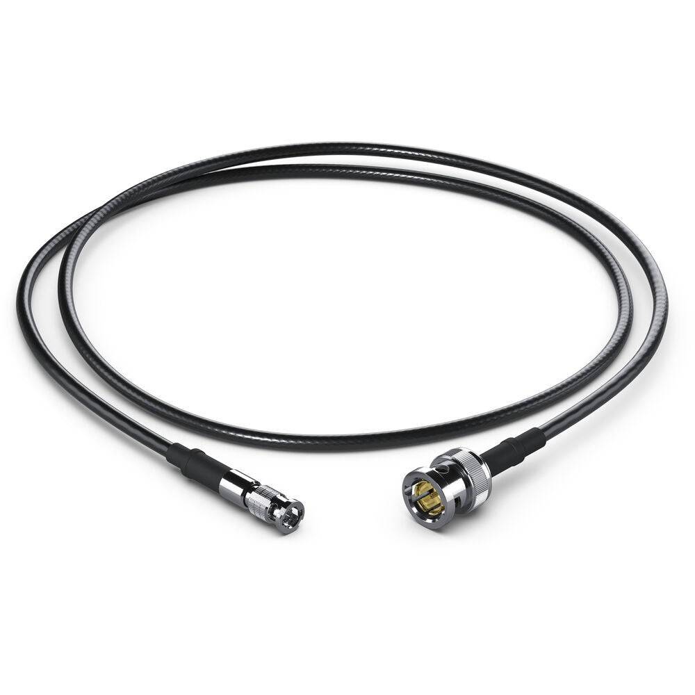Blackmagic Design SDI cable with Micro BNC to standard BNC male connectors, 27.6 inches long, for professional video connections. – image 1