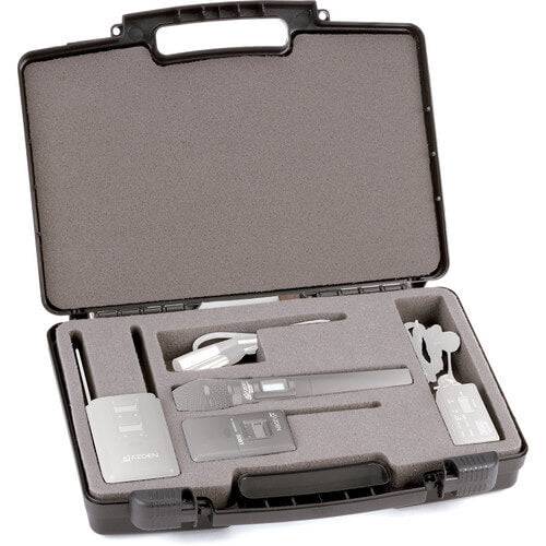 Azden CC-320 hard shell carrying case for audio equipment, black protective case with handle for secure storage and transport. – image 1