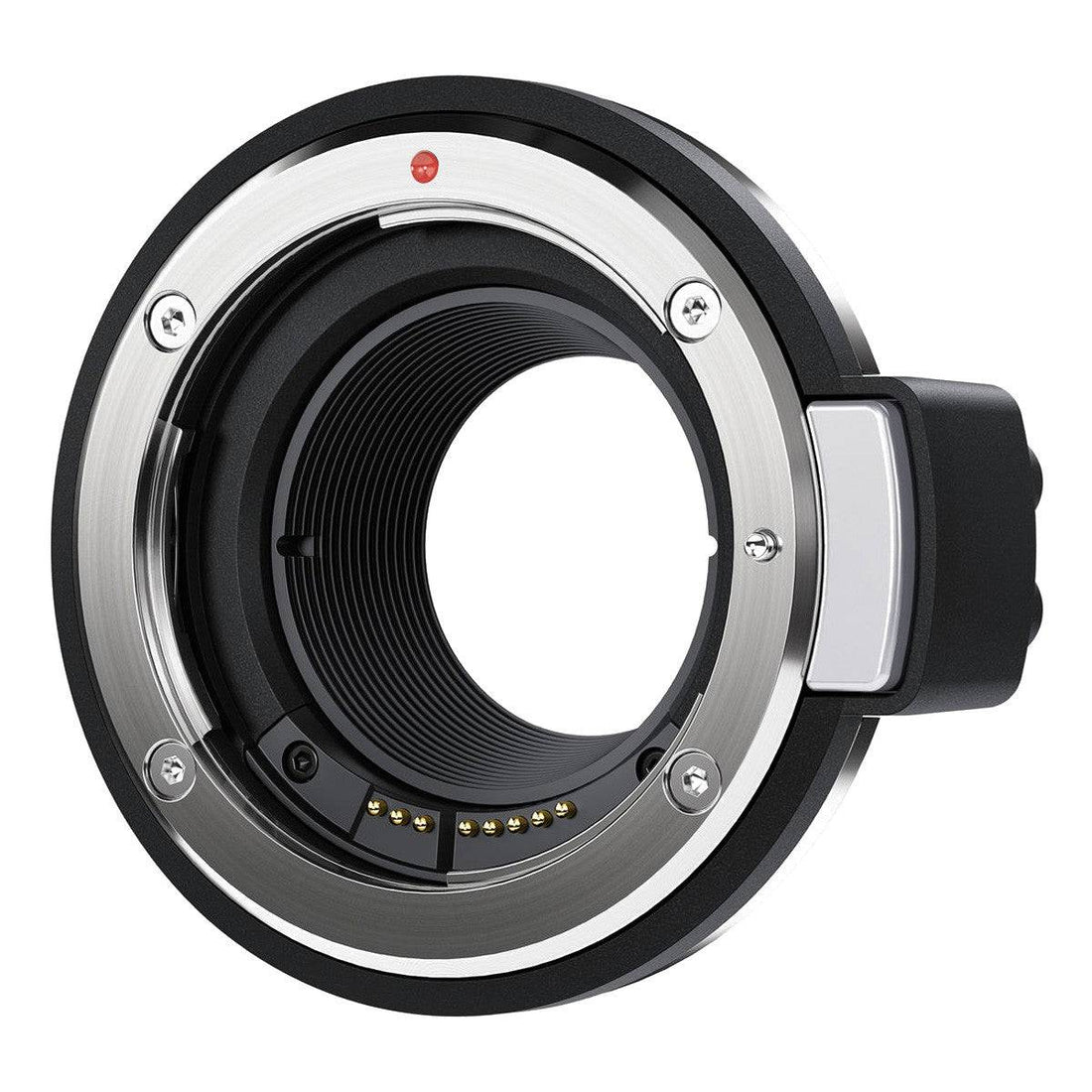 Blackmagic Design Blackmagic URSA Mini Pro EF Mount lens mount attached to professional cinema camera. – image 1