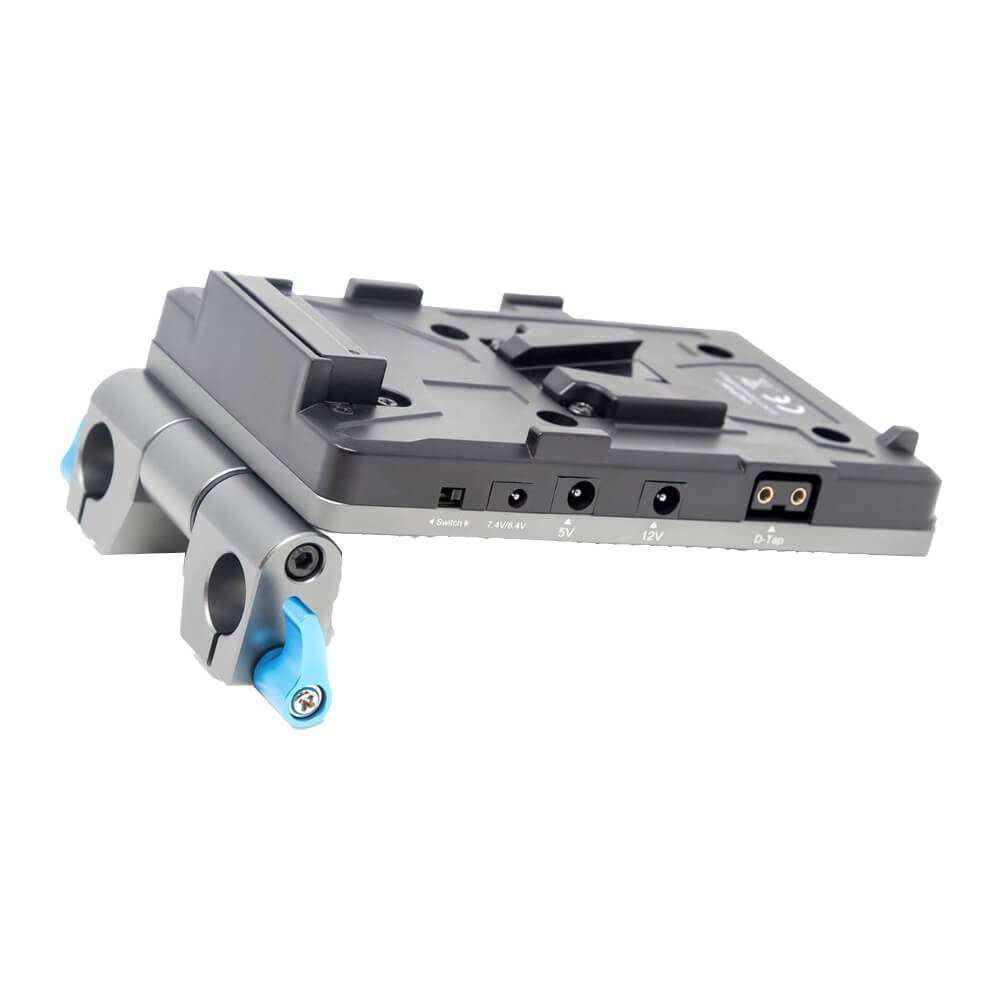 Kondor Blue Cine V-Mount Plate for 15mm Rod Rigs - Coremicro – image 2
