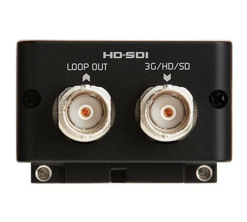 Atomos Connect Battery Converter S2H SDI to HDMI video converter showing SDI input and HDMI output ports on a compact device. – image 4