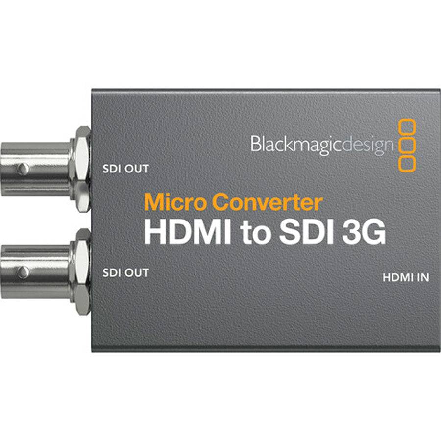 Blackmagic Design HDMI to SDI 3G video converter with front view, no power supply included, compact and professional-grade device. – image 3