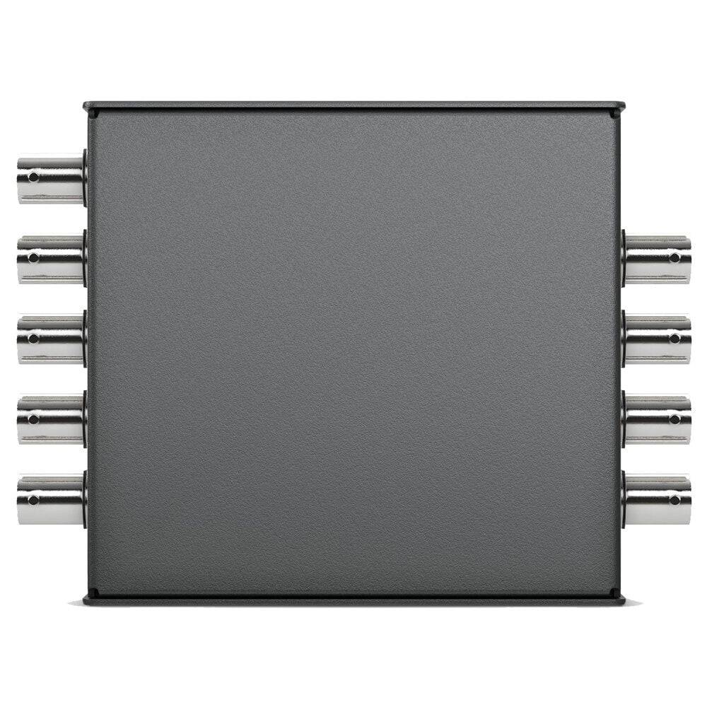 Blackmagic Design Mini Converter SDI Distribution showing back panel with SDI and power connections for video signal distribution. – image 3