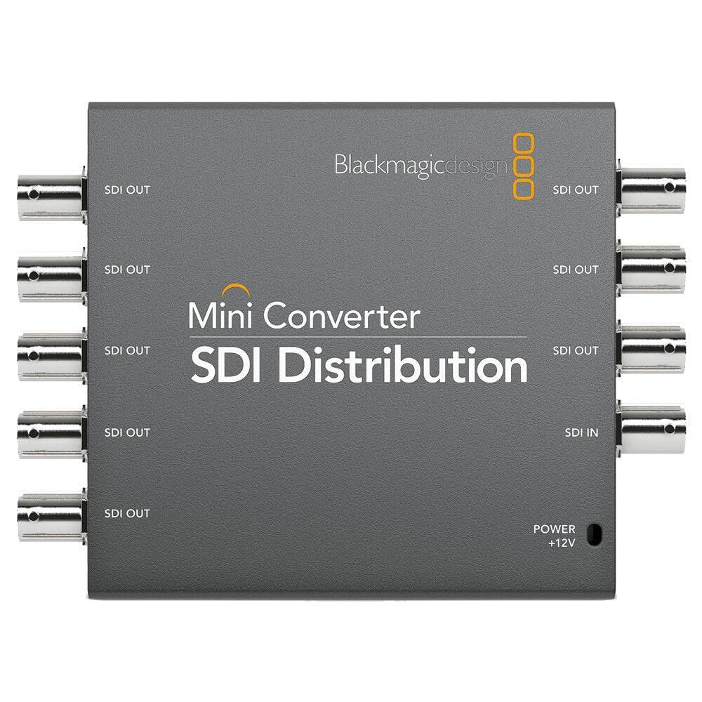 Blackmagic Design Mini Converter SDI Distribution showing multiple SDI outputs on a compact video converter device – image 2
