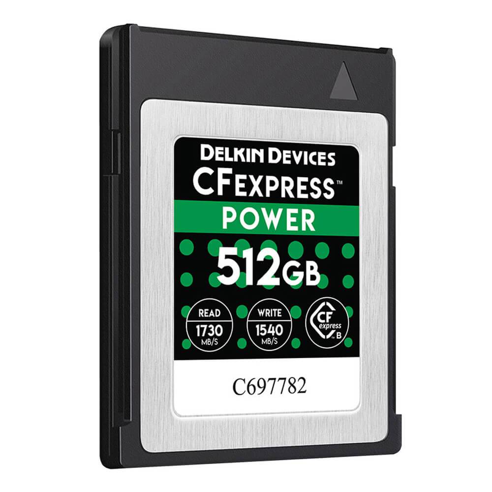 Delkin Devices 512GB POWER CFexpress Type B Memory Card - Coremicro – image 1