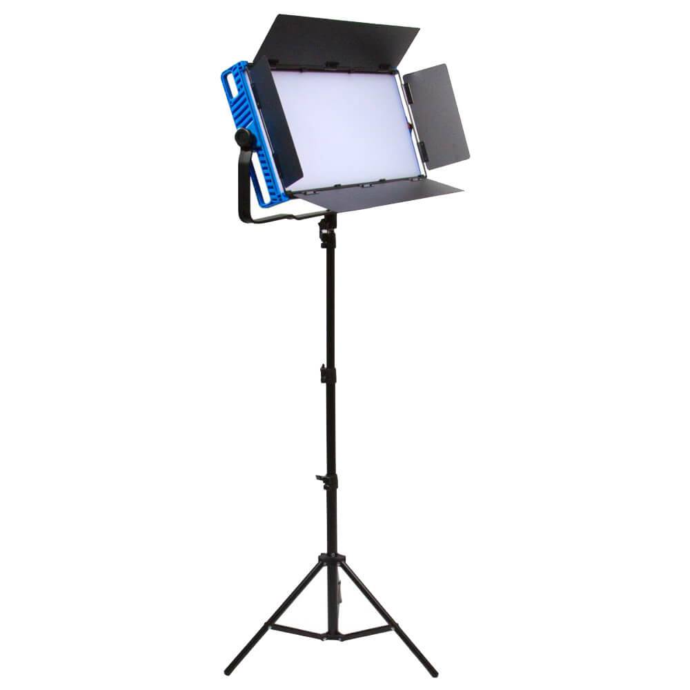 Dracast Kala Plus Series LED5000 RGBWW panel light on stand, professional production equipment for versatile lighting. – image 1