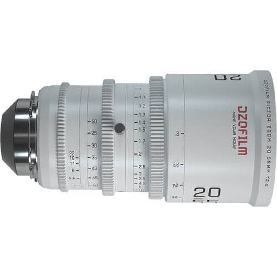 DZOFilm Pictor 20-55/50-125mm T2.8 Super35 Zoom Lens Bundle (PL/ EF Mount, White) - Coremicro – image 6