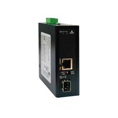 EtherWAN EL2242-BT Hardened Gigabit 90W PoE Media Converter - Coremicro – image 1