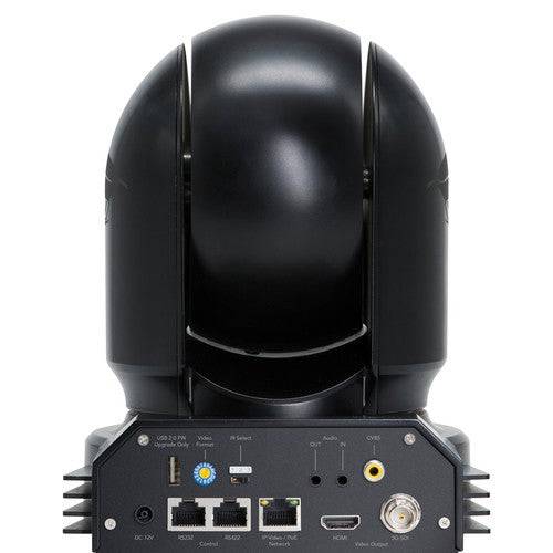 BirdDog P200 full NDI PTZ camera bundle with controller, shown from the back with PTZ cables in black. – image 4