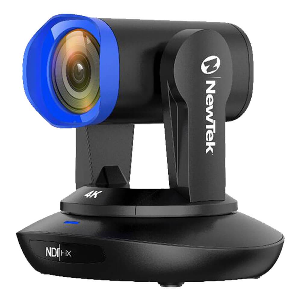 Vizrt PTZ3 UHD 4K PTZ camera with 30x zoom and NDIHX, showing the camera with lens and control interface. – image 1