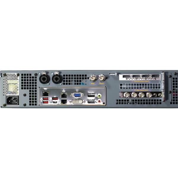 Telestream Wirecast Gear 420 SDI broadcast system with multiple SDI inputs and professional video switcher controls, back view. – image 2