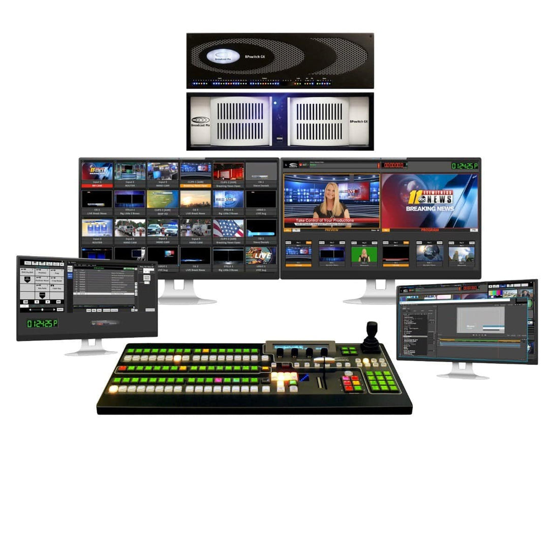 Broadcast Pix GX22 Video Production System with 22-SDI Inputs - Coremicro – image 1