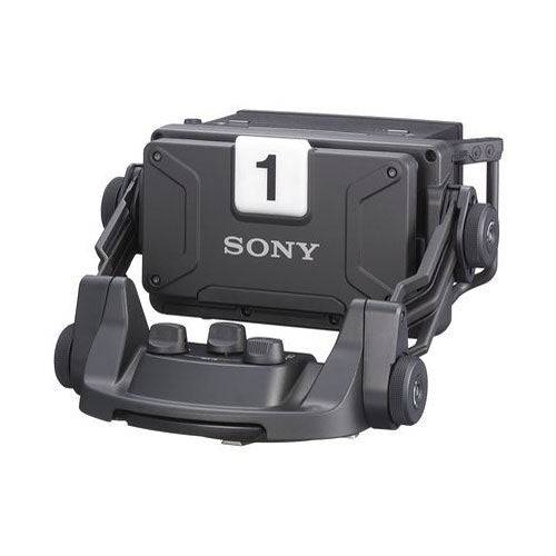 Sony HDVF-EL70 7.4-inch HD electronic viewfinder for studio video cameras, showing the detailed screen and control buttons. – image 1