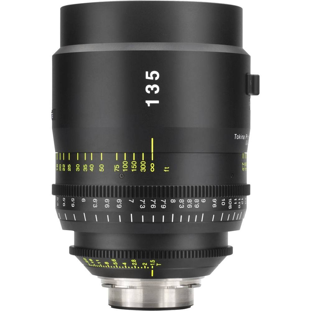 Tokina Cinema Vista 135mm T1.5 lens for Micro Four Thirds cameras, showcasing the lens with focus rings and mount details. – image 1