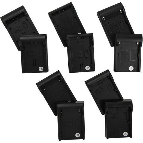 IDX System Technology LC-2A 7.4V battery charger with interchangeable plates, designed for video camera batteries. – image 3