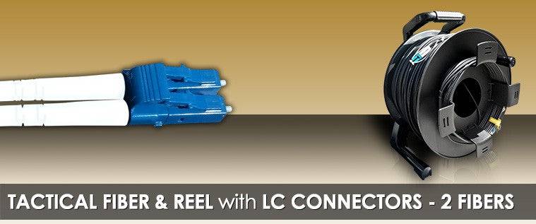Tactical Fiber Cable with Reel 250 feet 2LC0250TFR - Coremicro – image 2