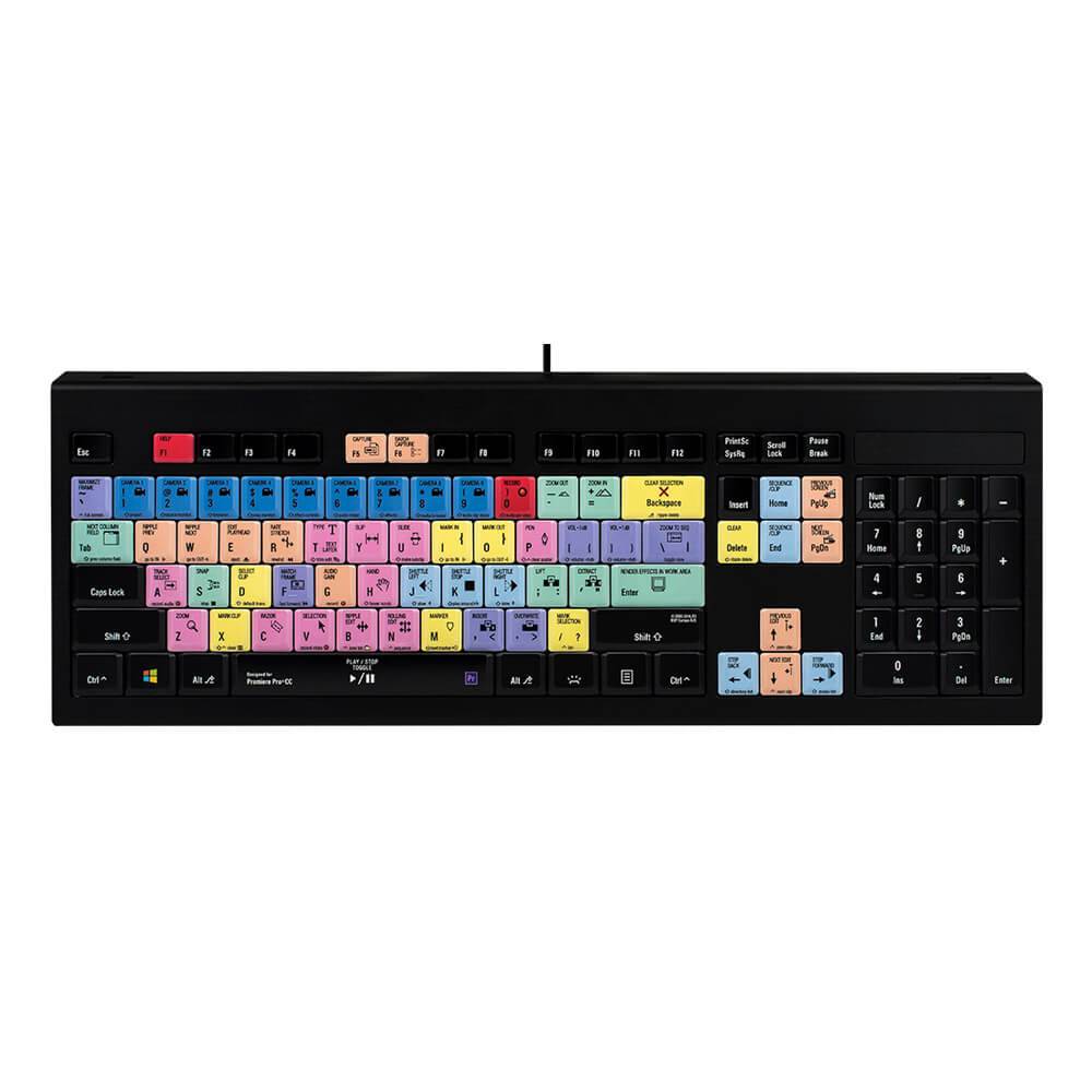 LogicKeyboard Adobe Premiere Pro CC Astra Backlit PC Keyboard (US) - Coremicro – image 2