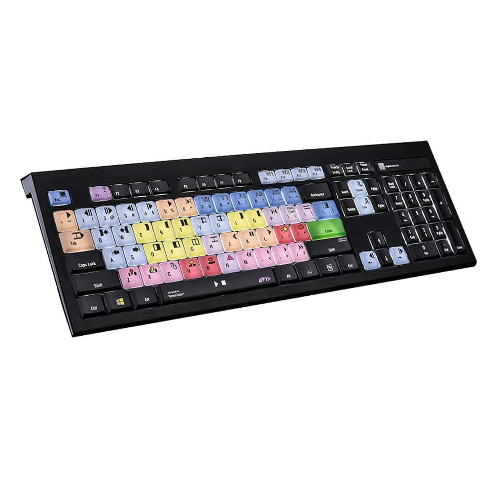 LogicKeyboard AVID NewsCutter Backlit PC ASTRA Keyboard (US) - Coremicro – image 1