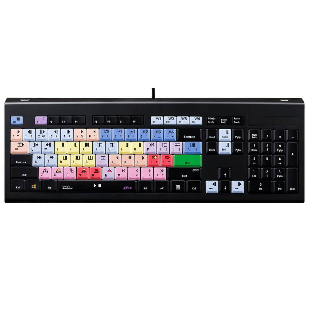 LogicKeyboard AVID NewsCutter Backlit PC ASTRA Keyboard (US) - Coremicro – image 2