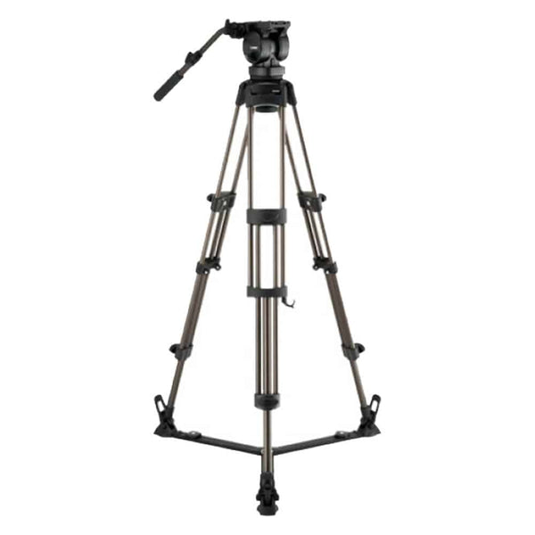 Libec LX10 Two-Stage Aluminum Tripod with H65B Head & Ground-Level Spreader - Coremicro