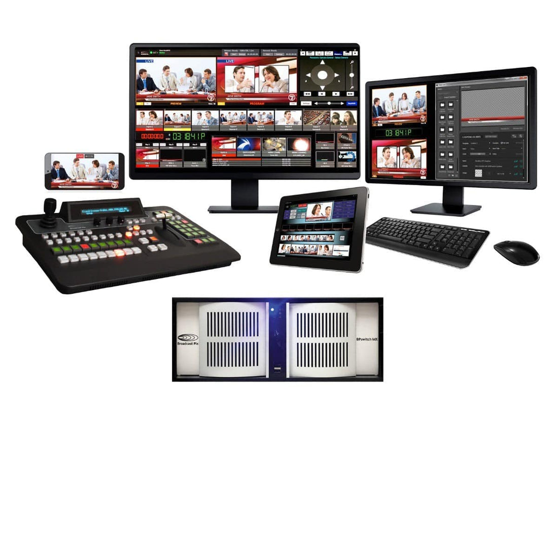 Broadcast Pix MX Video Production System with 8-SDI Inputs - Coremicro – image 1