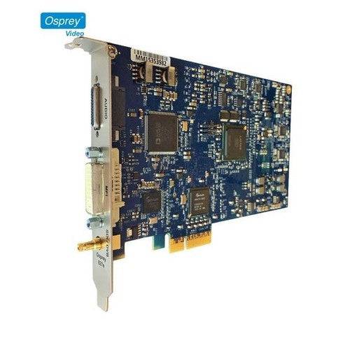 Osprey 827e SimulStream video capture device with 3G SDI, HDMI, DVI, VGA, and analog input connections. – image 1