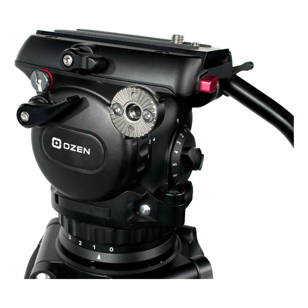 OZEN 8CF2S Agile 8S S-LOC tripod head for video cameras, featuring adjustable controls and sturdy build for smooth filming. – image 2