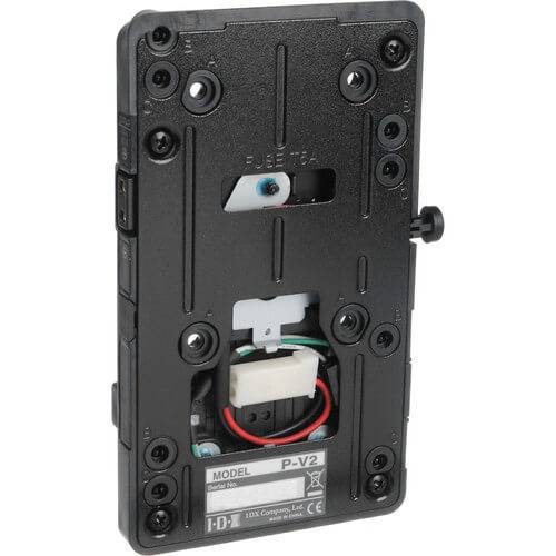 IDX System Technology P-V2 V-Mount Adapter Plate with D-Tap and Digi-View for professional video camera setups. – image 2
