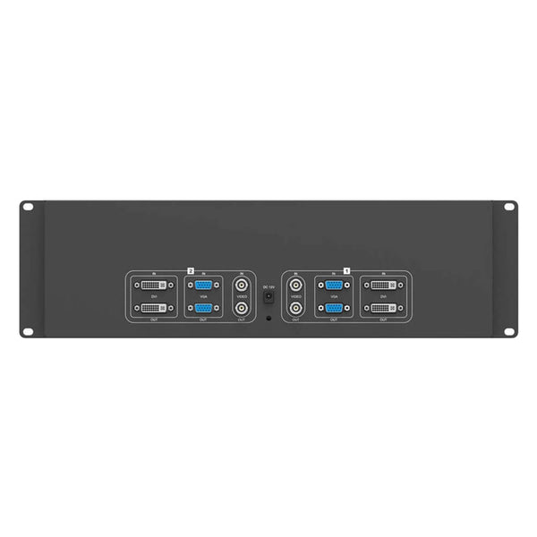 Lilliput RM-7024 Dual 7" 3RU DVI Rackmount IPS Monitors - Coremicro