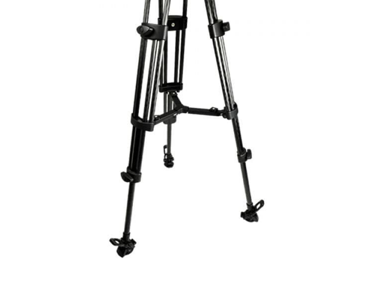 Libec RSP-750M Professional Aluminum Tripod System with Mid-level Spreader for ENG Setups - Coremicro – image 2