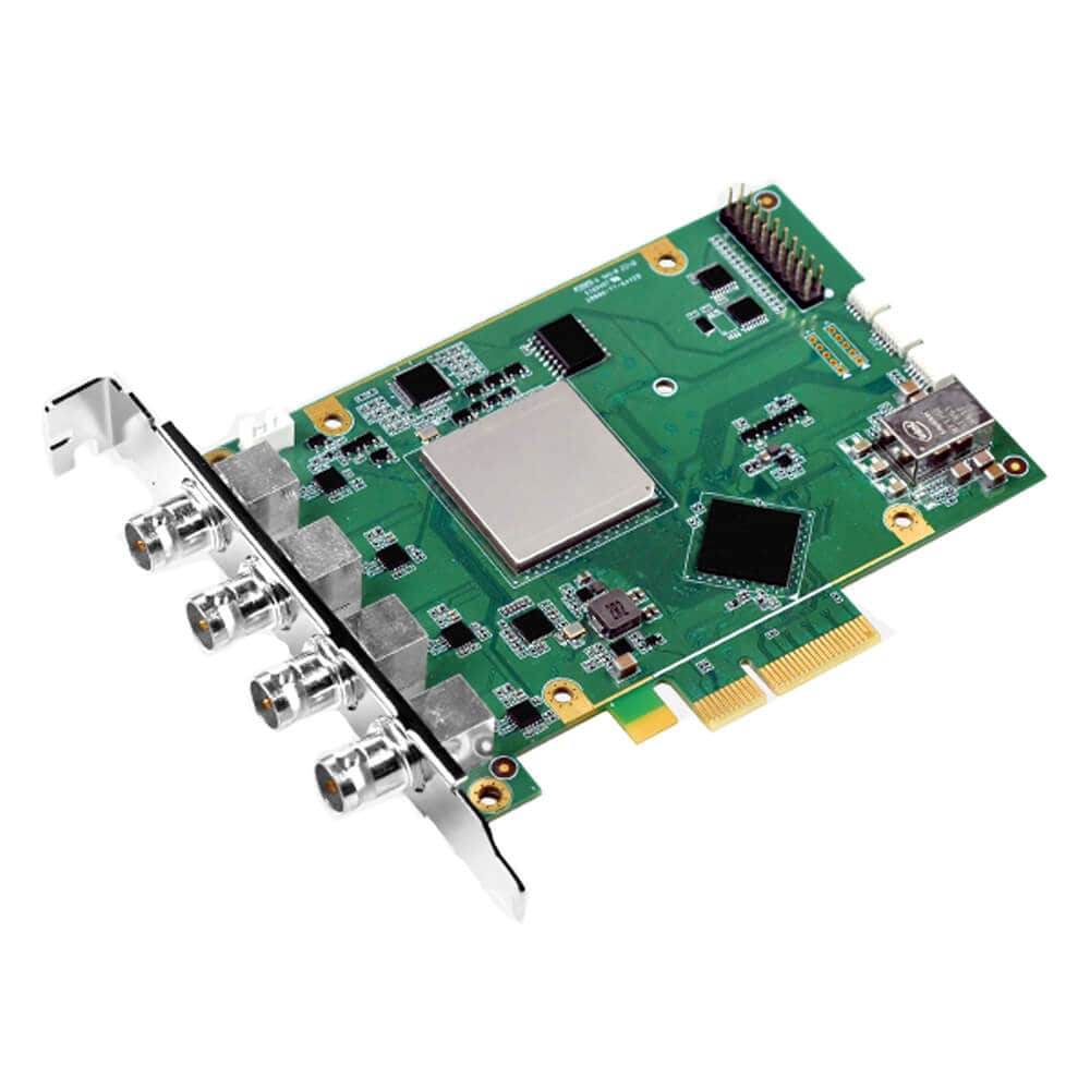 Yuan 4-Channel 4K30 6G-SDI PCIe Capture Card - Coremicro – image 1