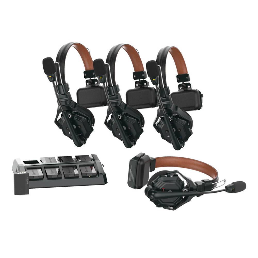 Hollyland Solidcom C1 Pro-4S Full-Duplex Wireless Intercom System with 4 Headsets - Coremicro – image 1