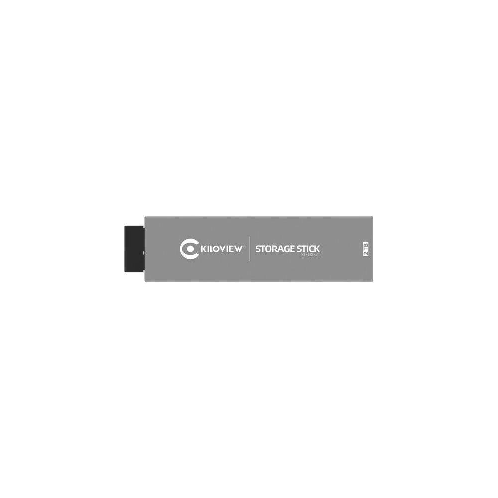Kiloview 2TB SSD storage kit with protective shell for CUBE R1, showing the compact solid-state drive and protective case. – image 1