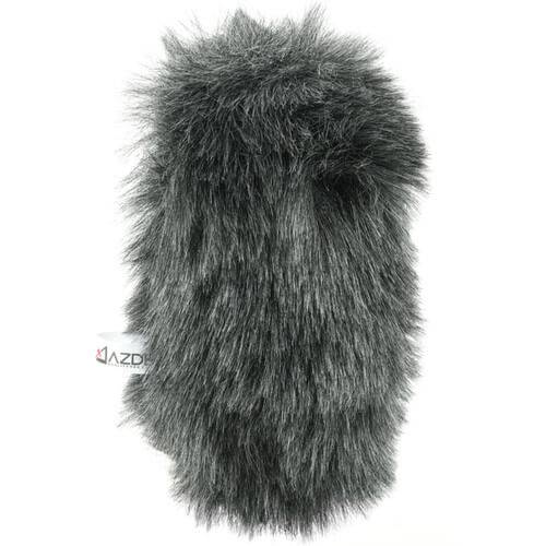 Azden SWS-250 furry windshield cover for audio accessories, designed to reduce wind noise during outdoor recordings. – image 1