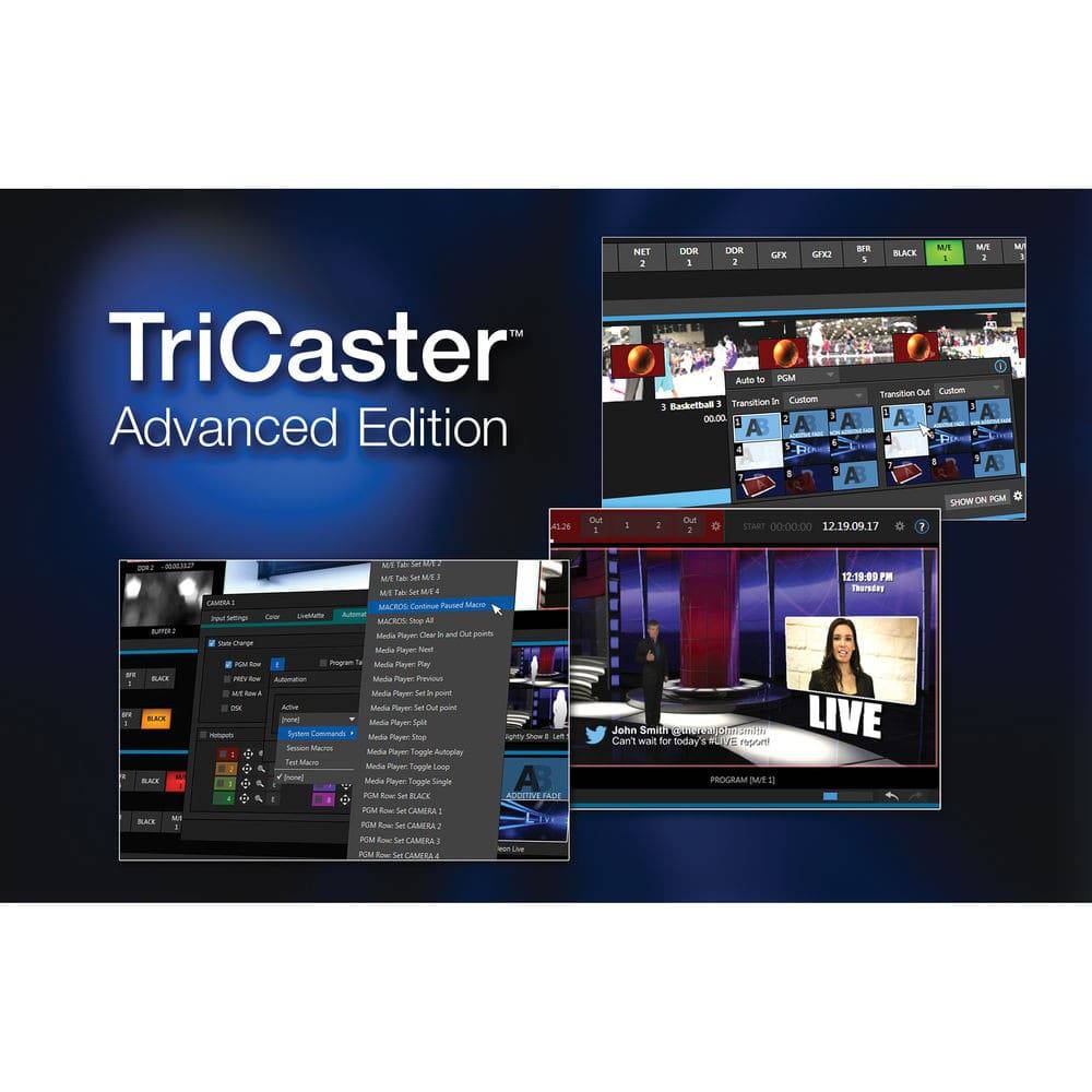 Vizrt Advanced Edition Software for TriCaster 860 - Coremicro – image 1