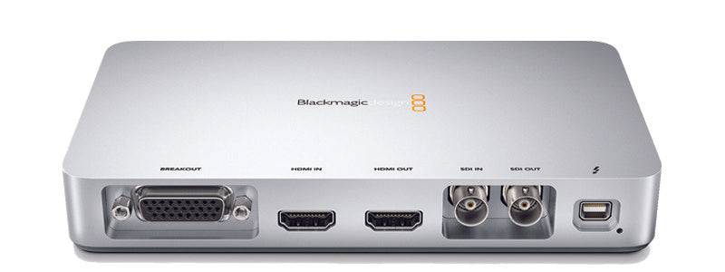 Blackmagic Design UltraStudio Express video capture device with high-top back view, showcasing its compact design and connection ports. – image 1